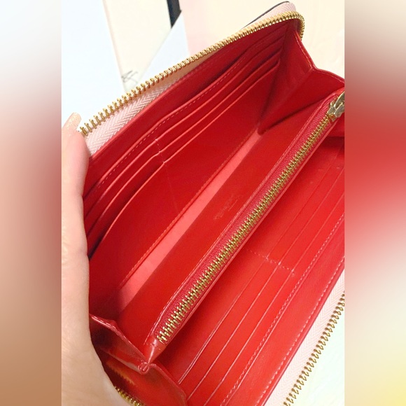 Christian Louboutin White and Gold Studded Wallet - Picture 12 of 16